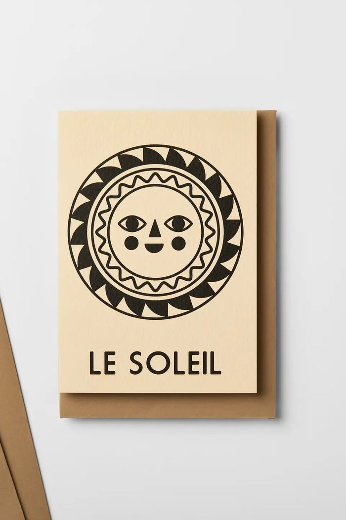 Kinshipped Le Soleil Card - The Mercantile London