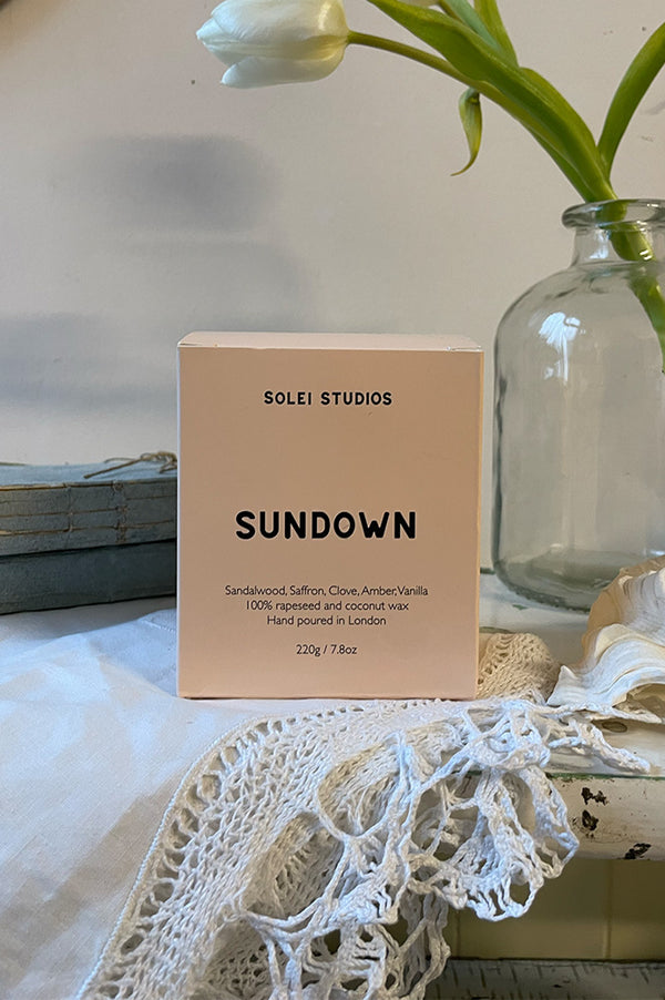 Solei Studios Sundown Candle - The Mercantile London