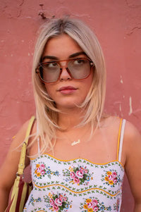 Fransa Aldina Savannah Tan Sunglasses - The Mercantile London