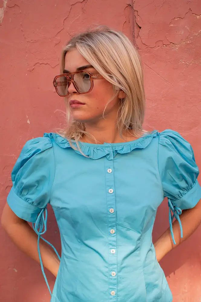 Fransa Aldina Savannah Tan Sunglasses - The Mercantile London