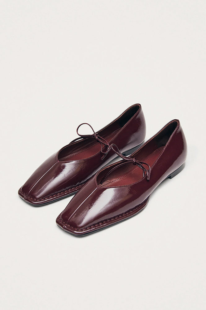 Alohas Sway Burgundy Ballet Flats