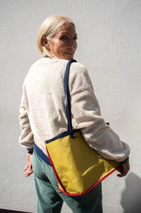 A.P Ecru Tricolour Sherpa Sweatshirt