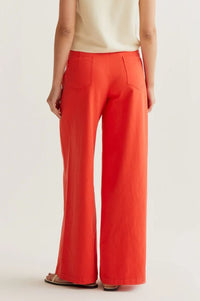 Compania Fantastica Red Wide Leg Trousers - The Mercantile London