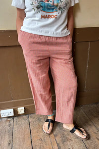 Bibico Clara Rust Check Trousers