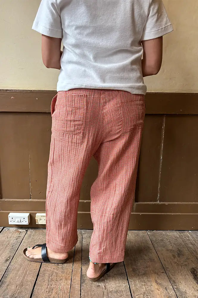 Bibico Clara Rust Check Trousers