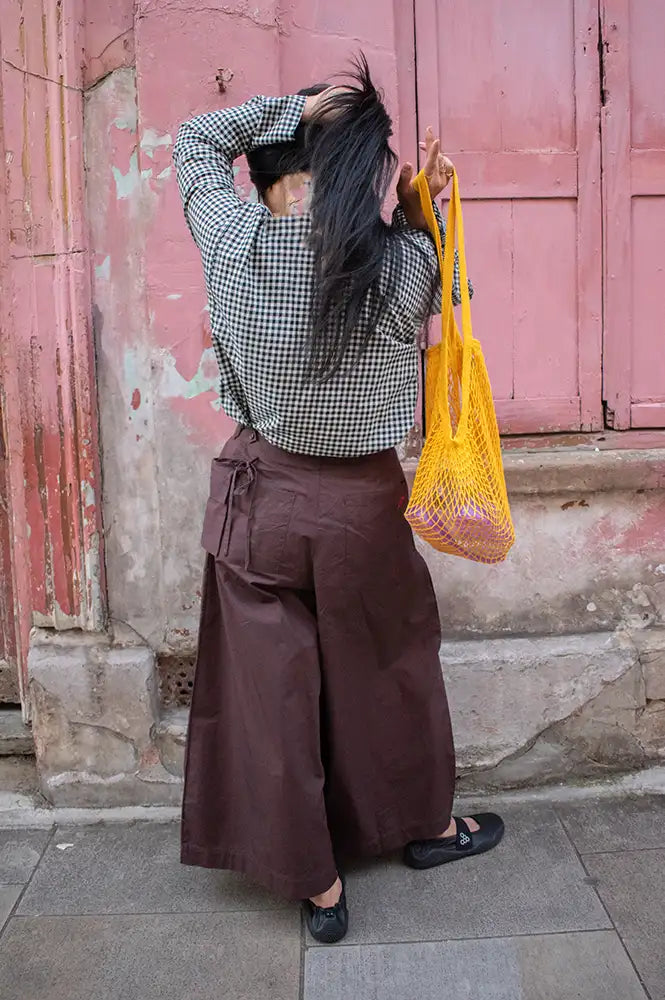 Damson Madder Tatiana Chocolate Culottes