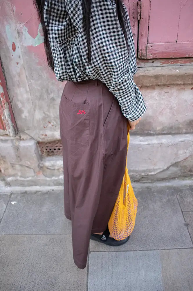 Damson Madder Tatiana Chocolate Culottes