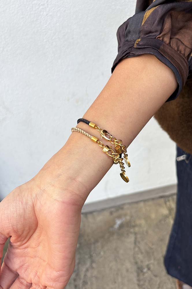 By Alona Drift Black Bracelet - The Mercantile London