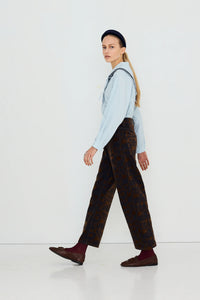 The Tiny Big Sister Scarf Neck Pretty Blue Blouse