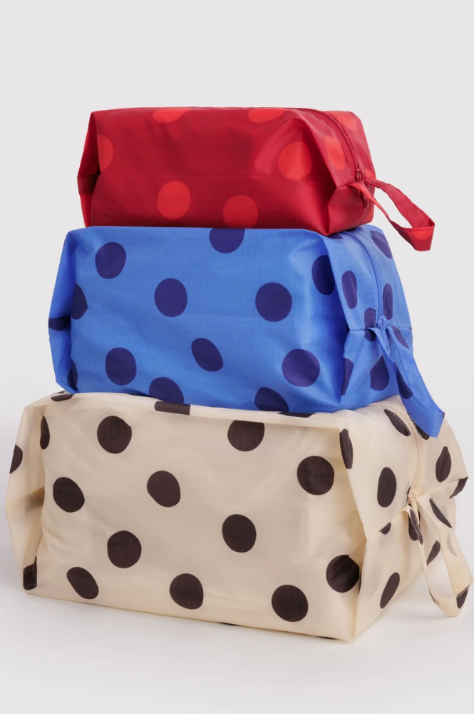 Baggu Polka Dot Mix 3D Zip Set