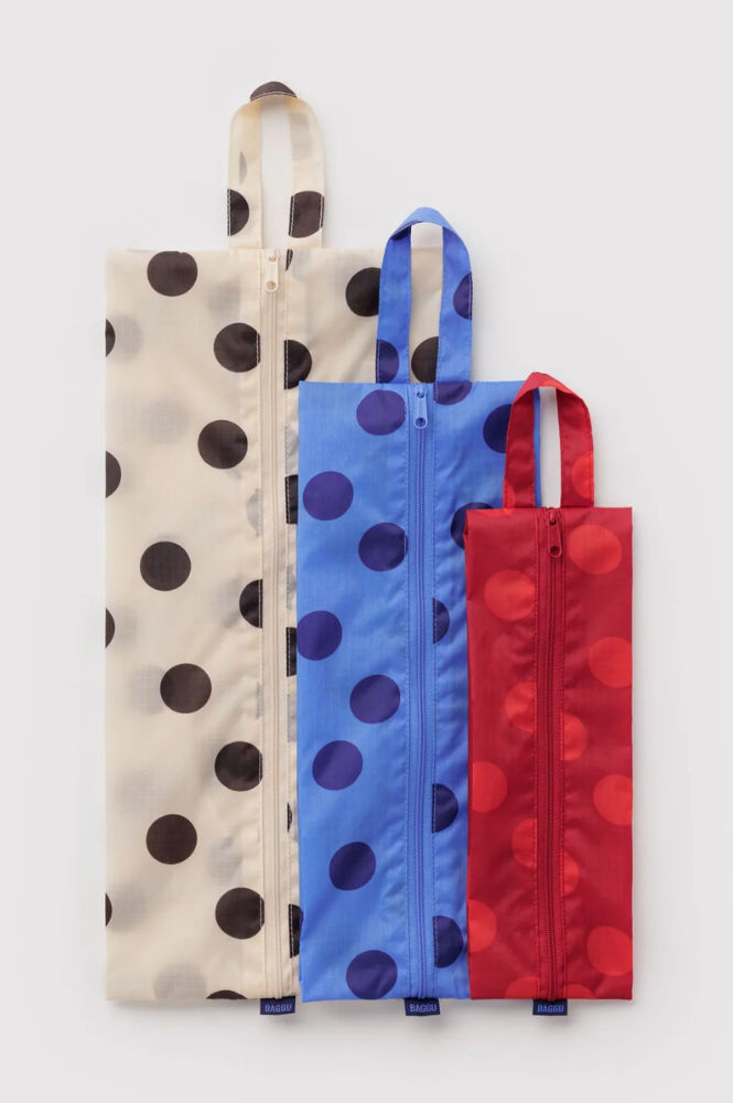Baggu Polka Dot Mix 3D Zip Set