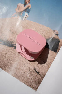 Tenth Muse Pink Suede Refillable Perfume Vessel