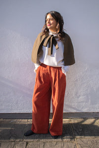 Garance Voltaire Terracotta Corduroy Trousers - The Mercantile London