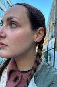 Amano Terra Stud Emerald Green Earrings