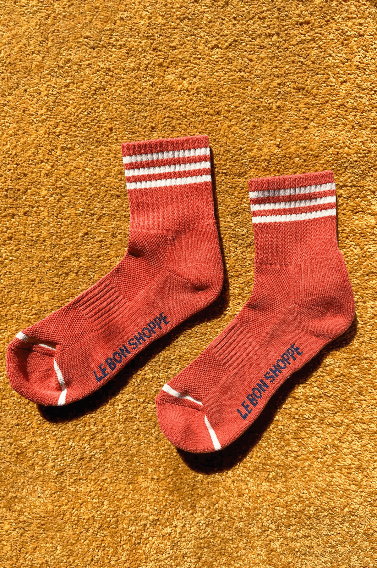 Le Bon Shoppe Girlfriend Terracotta Socks - The Mercantile London