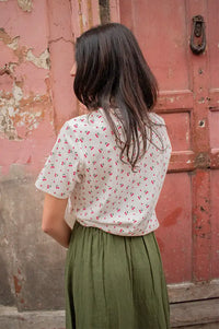 Fransa Tess Cherry Print T-Shirt - The Mercantile London