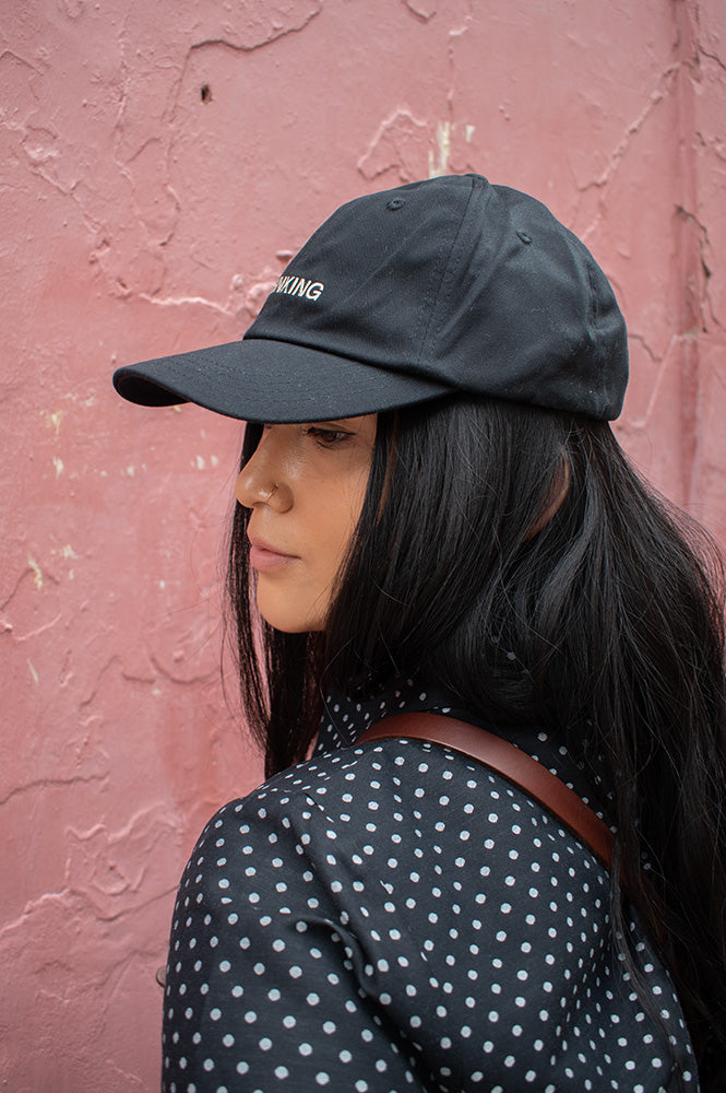 Thinking Mu 'Thinking' Black Cap - The Mercantile London