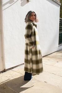 Thinking Mu Green Checks Lise Jacket