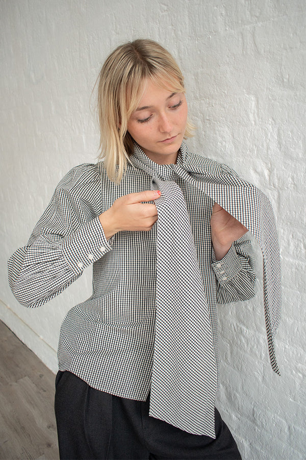 Petite Mendigote Tobias Black Check Shirt - The Mercantile London