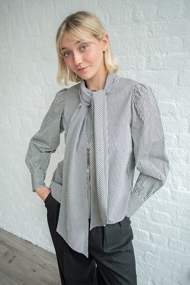 Petite Mendigote Tobias Black Check Shirt - The Mercantile London