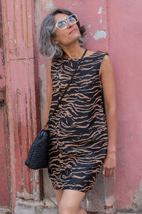 Baum Und Pferdgarten Avona Cinnamon Tiger Dress - The Mercantile London
