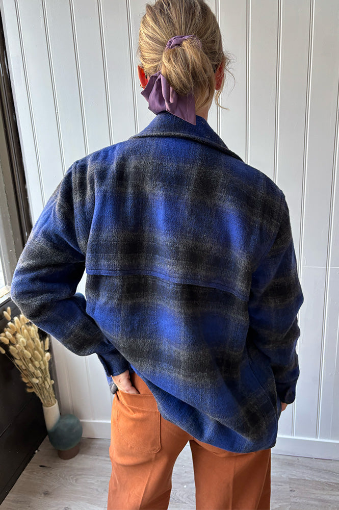 Stan Ray Mackinaw Navy Check Jacket - The Mercantile London