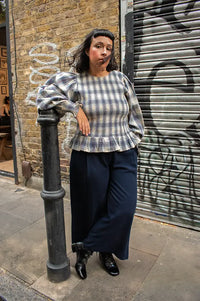 By-Bar Yena Tokyo Check Blouse