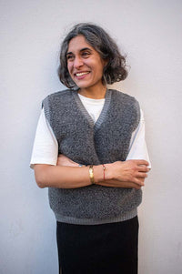 YOKO Tommy Graphite Vest - The Mercantile London