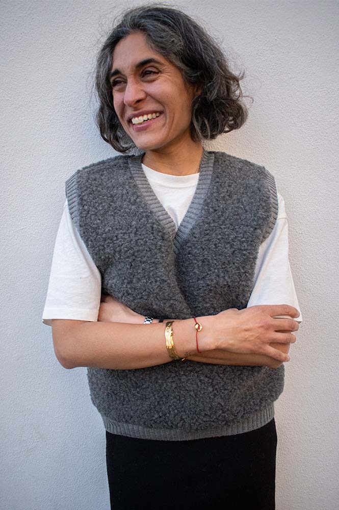 YOKO Tommy Graphite Vest - The Mercantile London