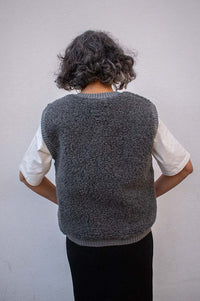 YOKO Tommy Graphite Vest - The Mercantile London
