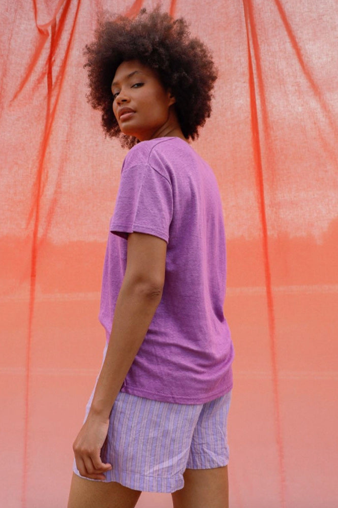 Indi & Cold Lavender T-shirt - The Mercantile London