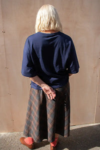 ICHI Palmer Maritime Blue Top