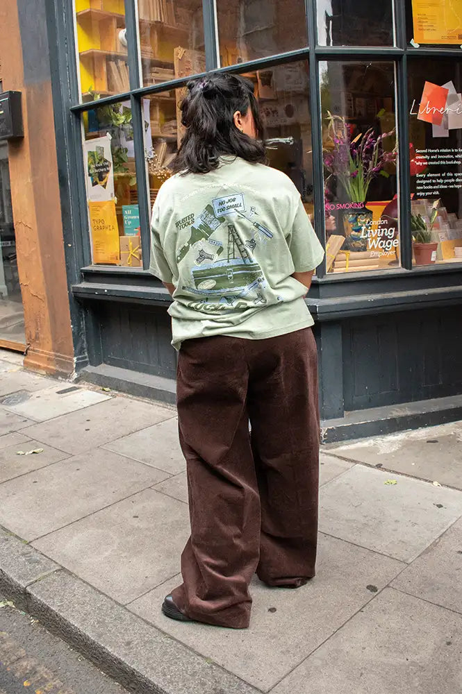 Damson Madder Local Fixers Pine T-Shirt