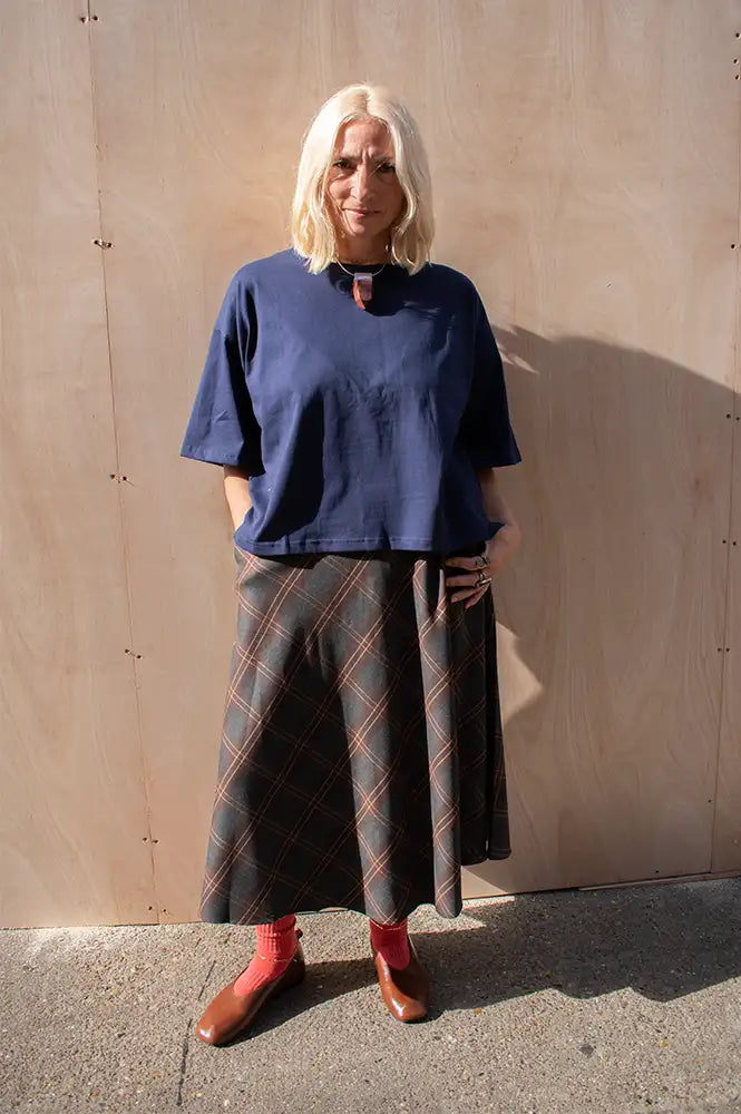 ICHI Palmer Maritime Blue Top