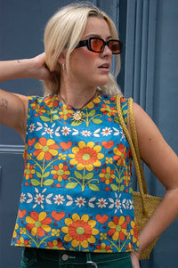 Compania Fantastica Garden Print Top