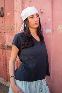 Chicosoleil Roxy Dark Charcoal T-Shirt - The Mercantile London