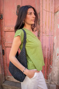 Chicosoleil Roxy Peridot Green T-Shirt - The Mercantile London