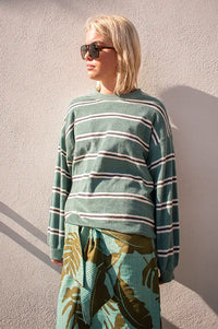 Hod Victoire Hunter Striped Sweatshirt - The Mercantile London