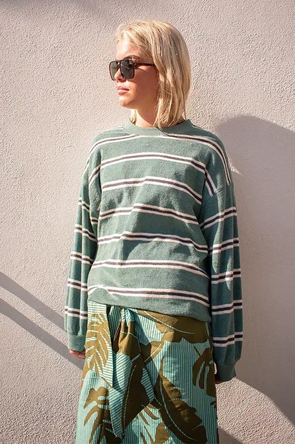 Hod Victoire Hunter Striped Sweatshirt - The Mercantile London