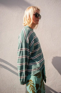 Hod Victoire Hunter Striped Sweatshirt - The Mercantile London