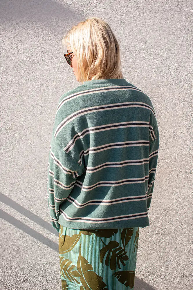 Hod Victoire Hunter Striped Sweatshirt - The Mercantile London