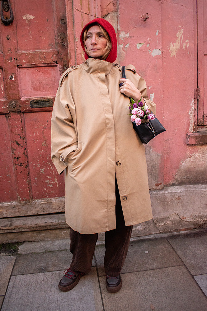 Numph Florian Sesame Trench Coat