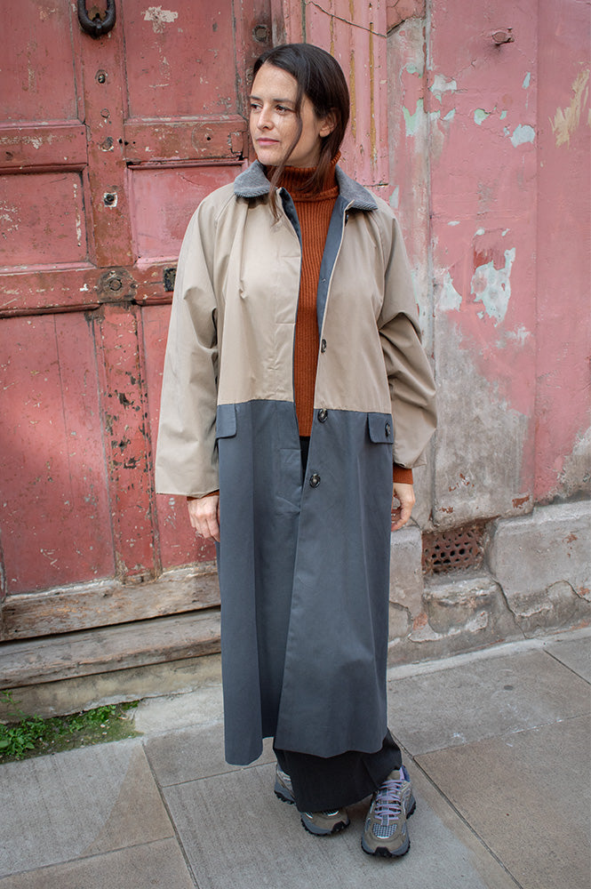 Sophie + Lucie Duo Bicolour Trench Coat - The Mercantile London