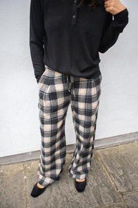 Compania Fantastica Black Check Trousers - The Mercantile London