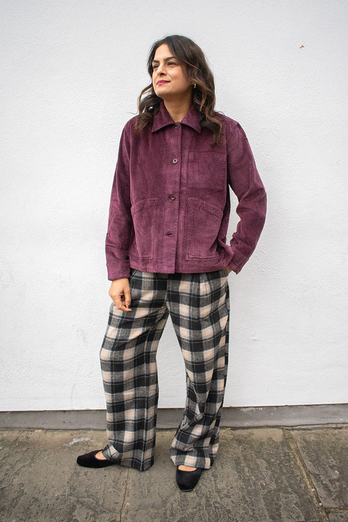 Compania Fantastica Black Check Trousers - The Mercantile London