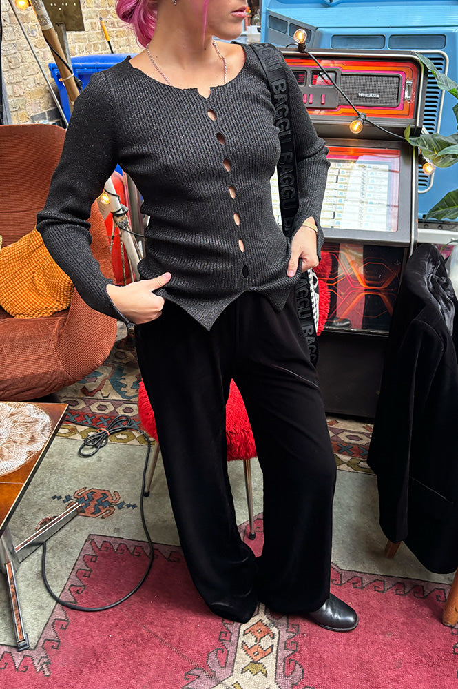 Fransa Donna Black Trousers - The Mercantile London