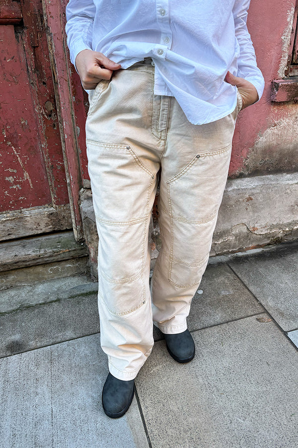 Bellerose Phantom Beige Wide Trousers