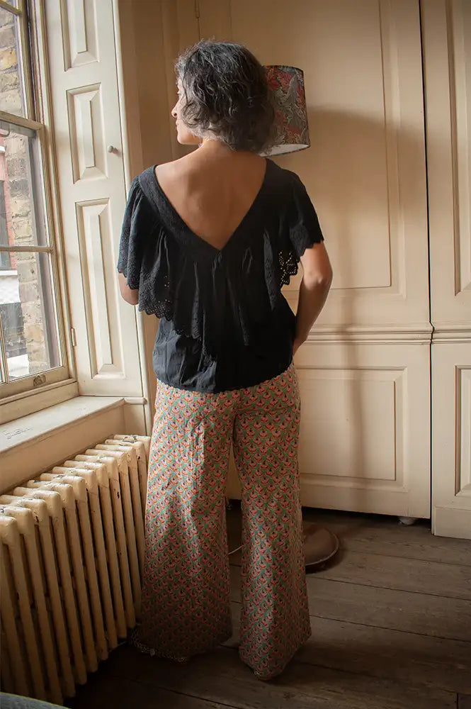 Zen Ethic Leana Opio Green Trousers - The Mercantile London