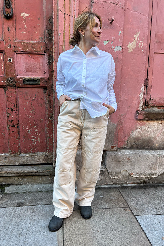 Bellerose Phantom Beige Wide Trousers