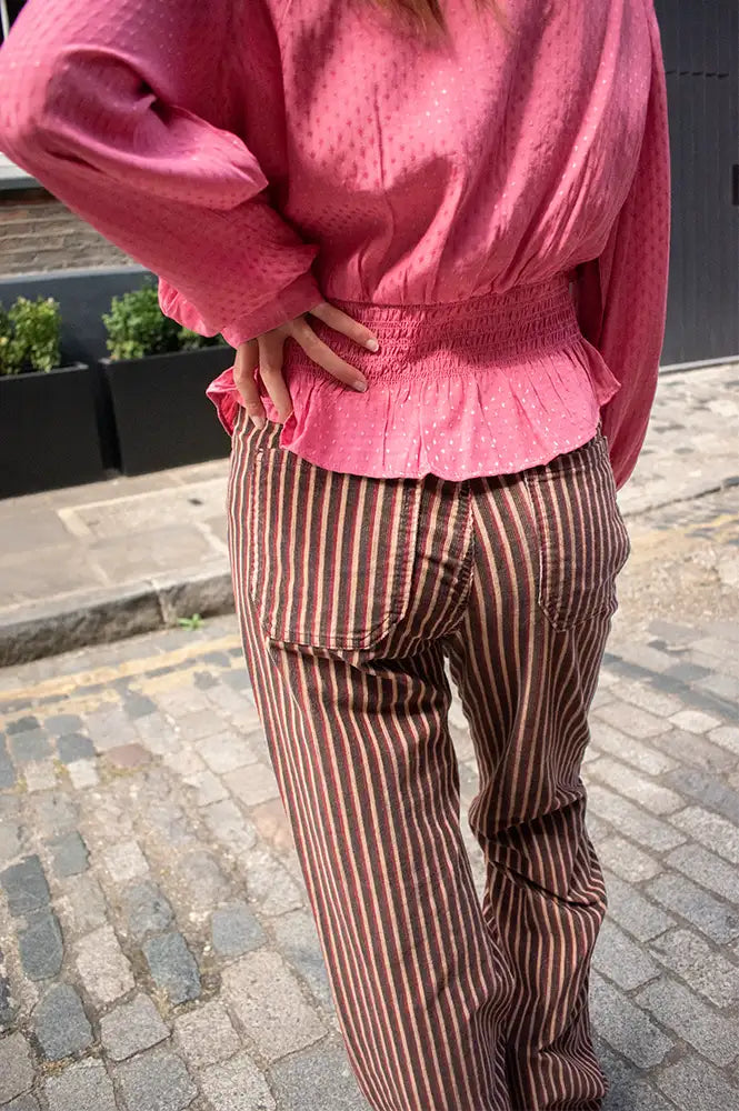 Maison Hotel Marceau Retro Stripes Trousers